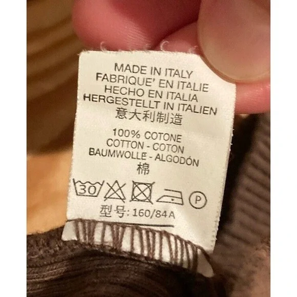 Brandy Melville Ribbed Button Front Top Size Small Women’s Brown - Picture 4 of 7